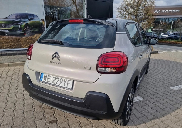 Citroen C3 cena 49900 przebieg: 99669, rok produkcji 2019 z Radom małe 497